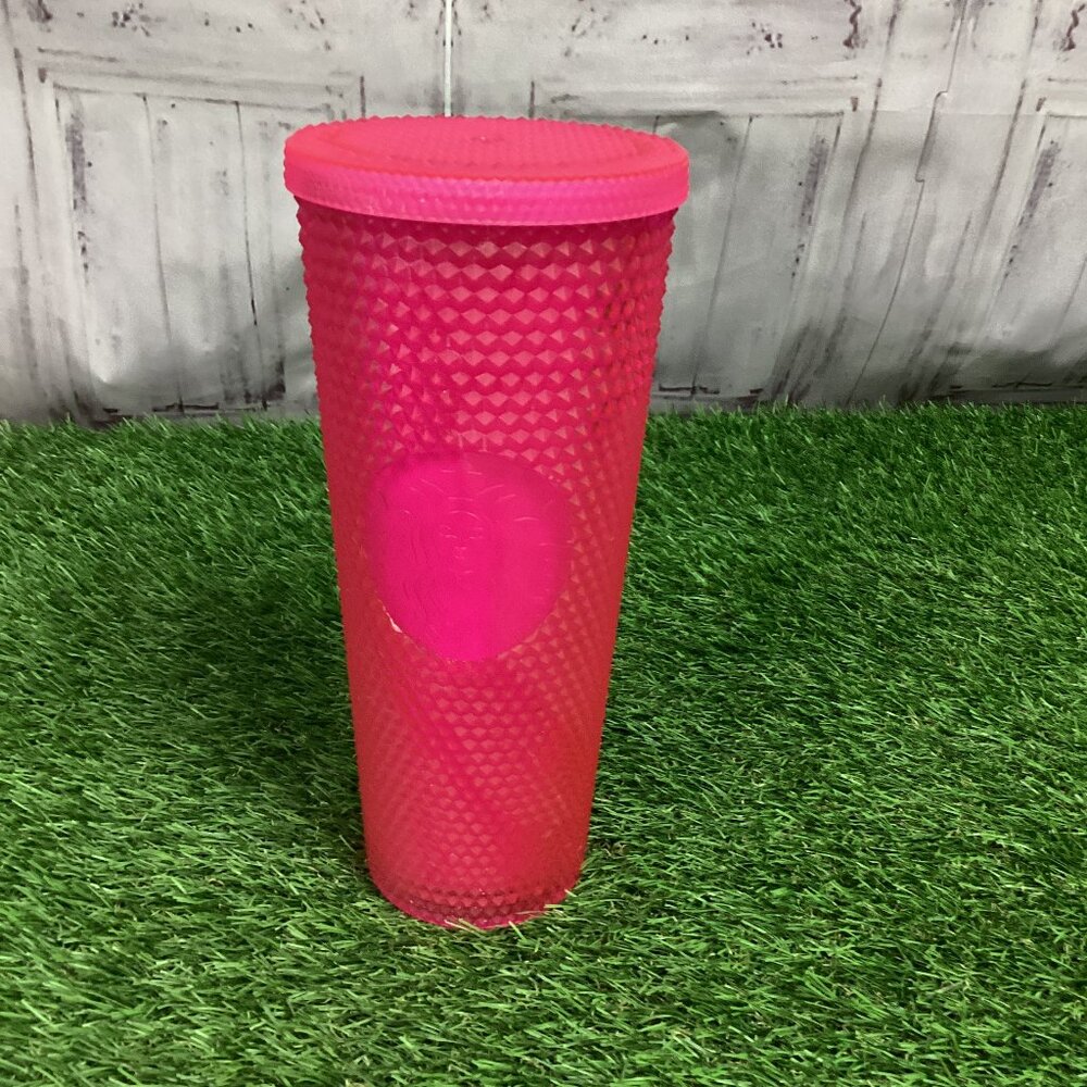 Starbucks Hot Pink Studded Matte Tumbler 24oz
